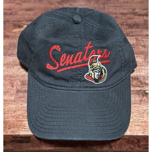 Ottawa Senators NHL Adidas Women’s Black/Red Strapback Hat - Picture 1 of 7
